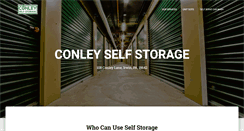 Desktop Screenshot of conleyselfstorage.com