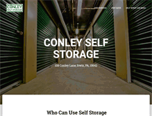 Tablet Screenshot of conleyselfstorage.com